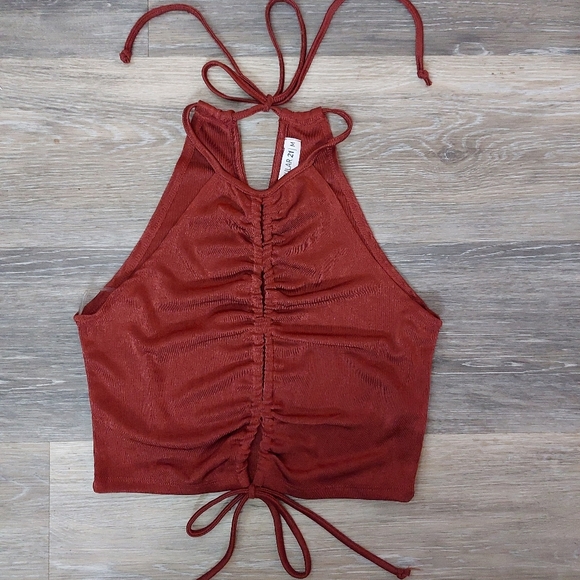 NWT Burnt Orange crop top - Picture 1 of 5